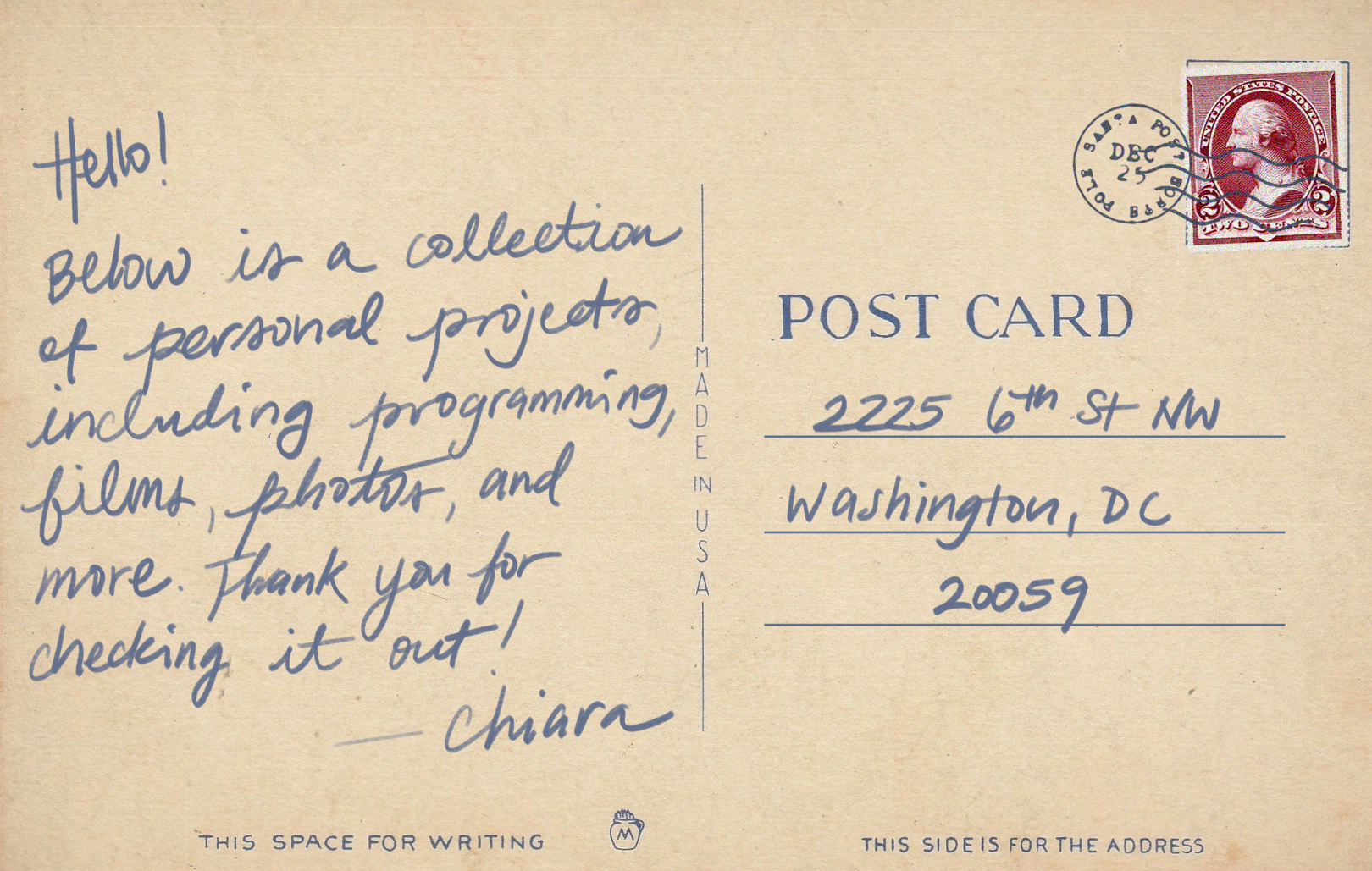 a vintage postcard that says, 'Greetings from Baltimore, MD.' in orange, with an array of baltimore landmarks behind it.